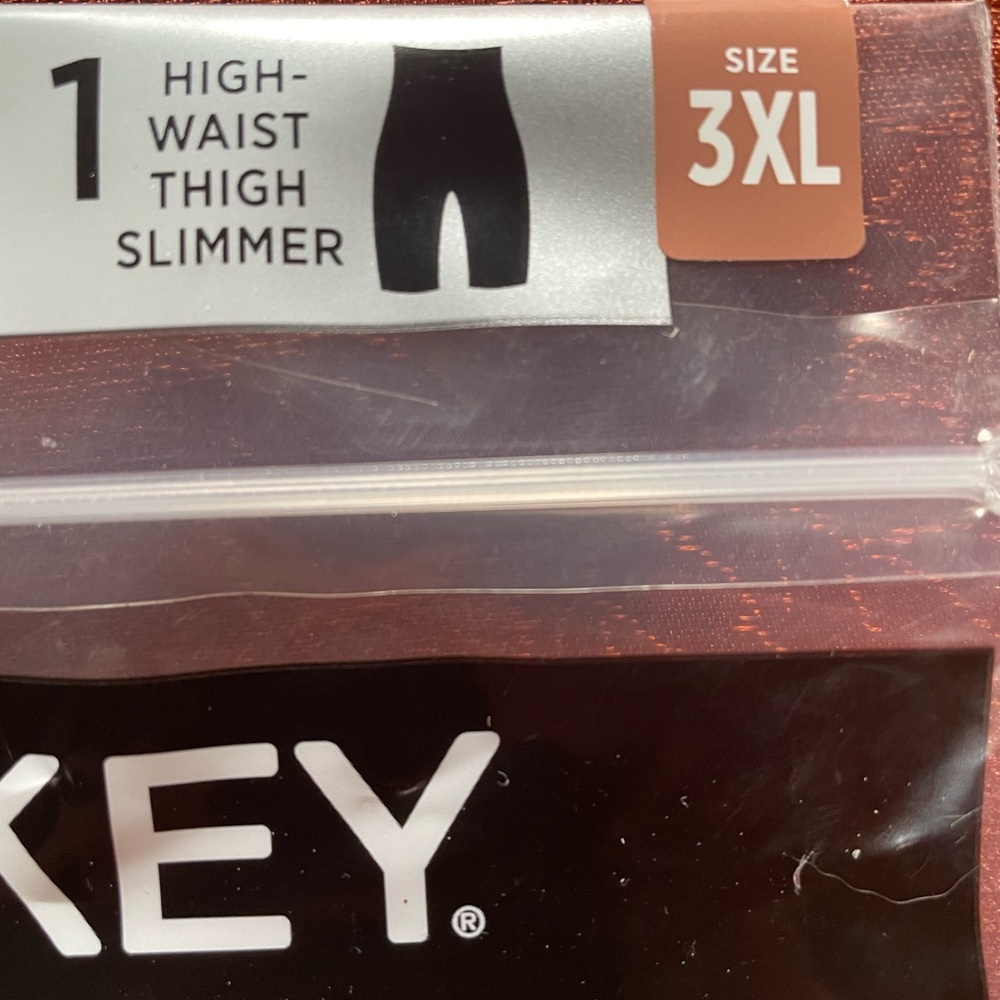 Jockey Seamfree High-Waist Thigh Slimmer - Beige Plus Size 3X New in Packaging - Picture 8 of 9